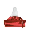 Borraccia in PE/PET BPA free ripiegabile (480ml), con moschettone