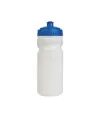 Borraccia in plastica BPA free (500ml) bianca con tappo colorato