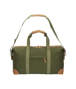 Borsa duffle in canvas  riciclato. Tracolla regolabile e removibile con fibbie in metallo Demi - Design Milano