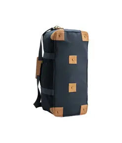 Borsa duffle in canvas  riciclato. Tracolla regolabile e removibile con fibbie in metallo Demi - Design Milano