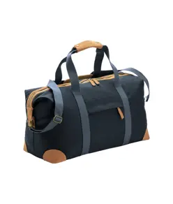 Borsa duffle in canvas  riciclato. Tracolla regolabile e removibile con fibbie in metallo Demi - Design Milano