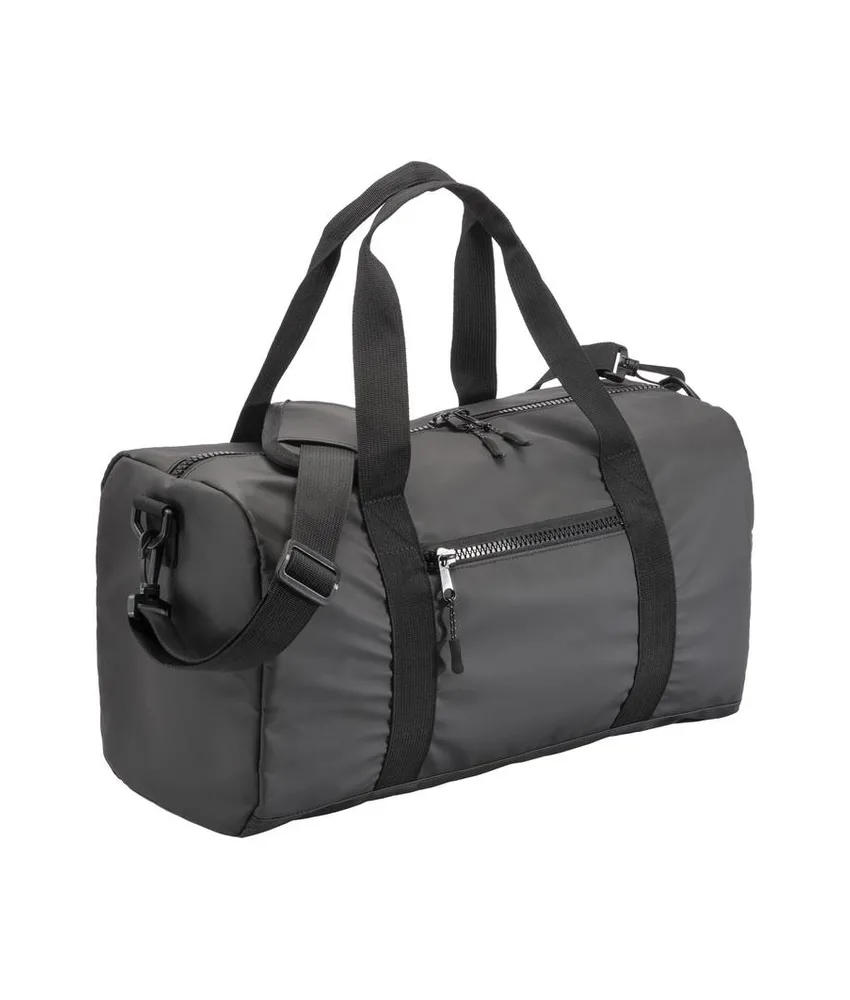 Borsa Duffle in poliestere water resistant. Tracolla regolabile e removibile con fibbia Demi - Design Milano
