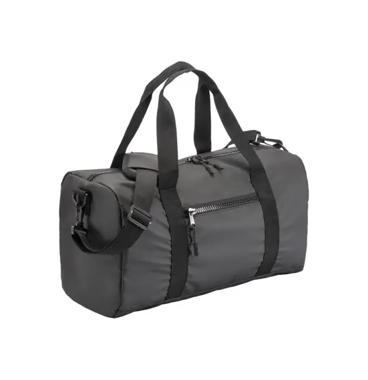 Borsa Duffle in poliestere water resistant. Tracolla regolabile e removibile con fibbia Demi - Design Milano