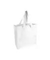 Borsa frigo in PP laminato 120 g/m2 , manici colorati, chisura zip