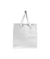 Borsa frigo in PP laminato 120 g/m2 , manici colorati, chisura zip