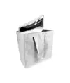 Borsa frigo in PP laminato 120 g/m2 , manici colorati, chisura zip