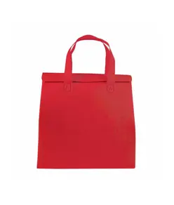 Borsa frigo in TNT laminato 100 g/m2, chiusura con velcro Handle