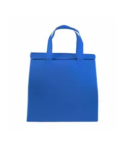 Borsa frigo in TNT laminato 100 g/m2, chiusura con velcro Handle