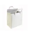 Borsa frigo in TNT laminato 100 g/m2, chiusura con velcro Handle