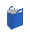 Borsa frigo in TNT laminato 100 g/m2, chiusura con velcro Handle