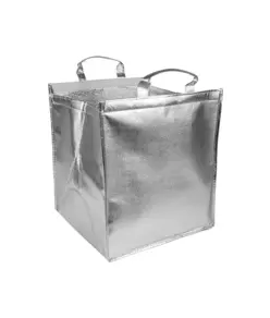 Borsa frigo porta torte/pizza in tnt laminato 110 g/m2, chiusura con velcro Handle