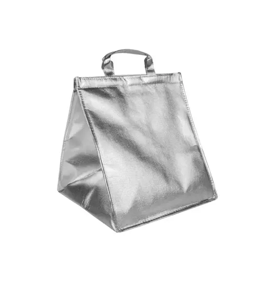 Borsa frigo porta torte/pizza in tnt laminato 110 g/m2, chiusura con velcro Handle