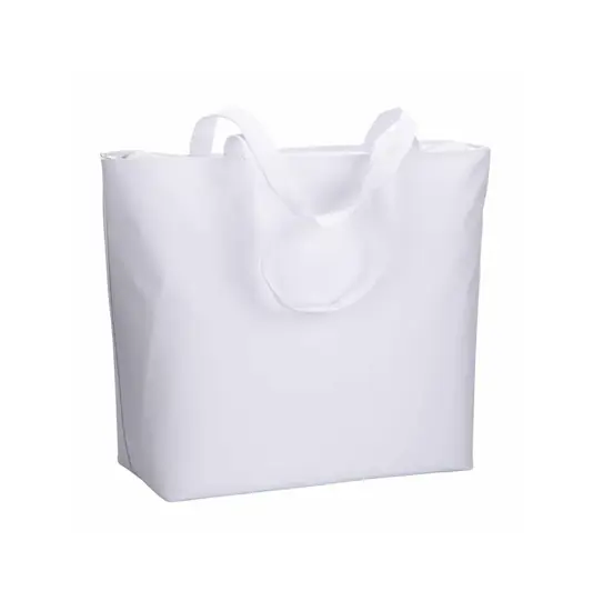 Borsa mare in poliestere 300D con manici lunghi e chiusura con zip
