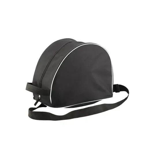 Borsa porta casco in poliestere 600d con tracolla e tasca porta guanti