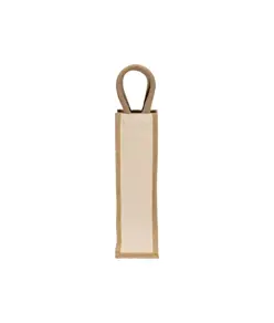 Borsa portabottiglia in juta e cotone da 280 gr/m2, con manici in corda Handle