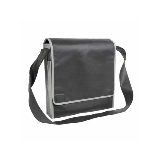 Borsa postino in TNT 80 g/m2 con chiusura in velcro e tracolla Handle