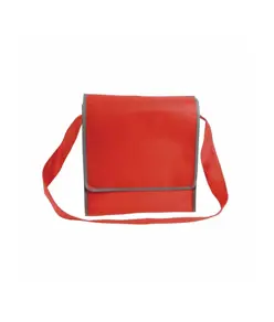Borsa postino in TNT 80 g/m2 con chiusura in velcro e tracolla Handle