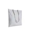 Borsa shopper in cotone riciclato 120 g/m2, manici lunghi Handle