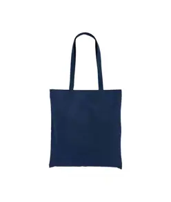 Borsa shopper in cotone riciclato 120 g/m2, manici lunghi Handle