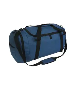 Borsa sport in poliestere twotone con spallacci estraibili e tasca porta scarpe