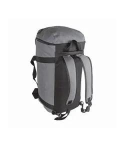 Borsa sport in poliestere twotone con spallacci estraibili e tasca porta scarpe
