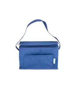 Borsa termica in r-pet melange con interno argentato