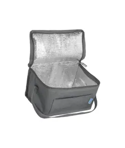 Borsa termica in r-pet melange con interno argentato