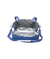 Borsa termica in r-pet melange con interno bianco in PEVA.
