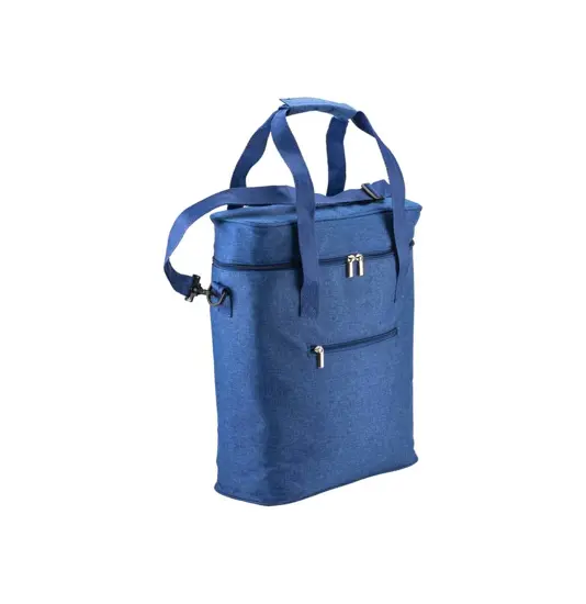 Borsa termica in r-pet melange con interno bianco in PEVA.