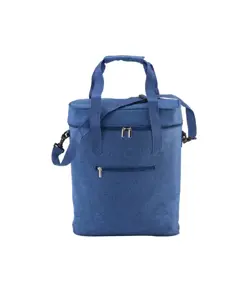 Borsa termica in r-pet melange con interno bianco in PEVA.