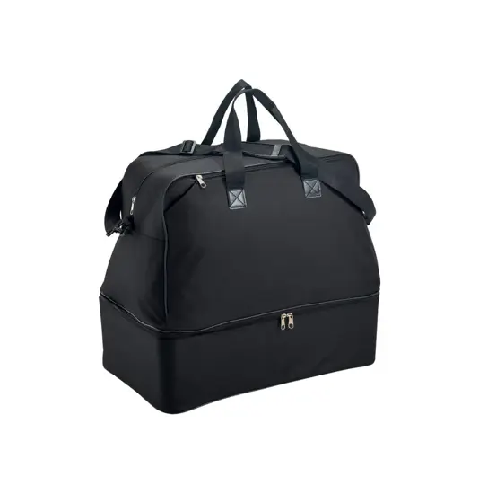 Borsone in Polyester 600D per viaggio e sport, con porta scarpe (fornito senza vaschetta)