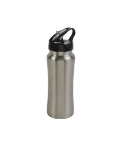 Bottiglia in acciaio inossedabile (600ml) con cannuccia estraibile