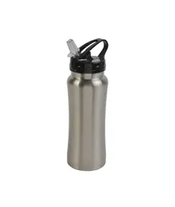 Bottiglia in acciaio inossedabile (600ml) con cannuccia estraibile