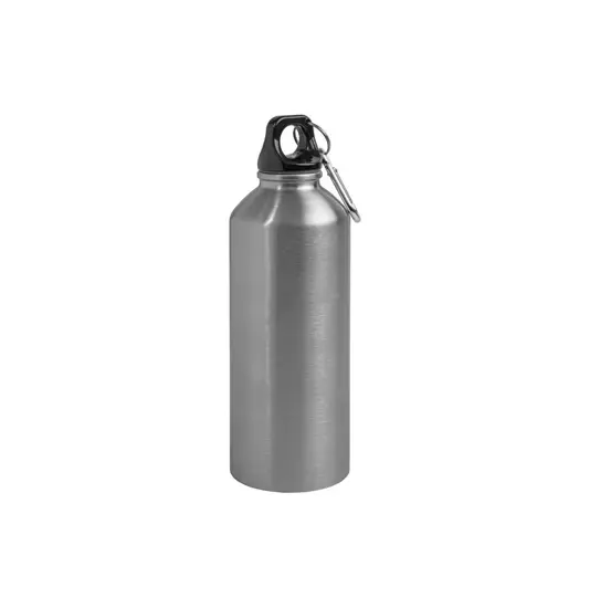 Bottiglia  sport in acciaio inossidabile con moschettone 500 ml