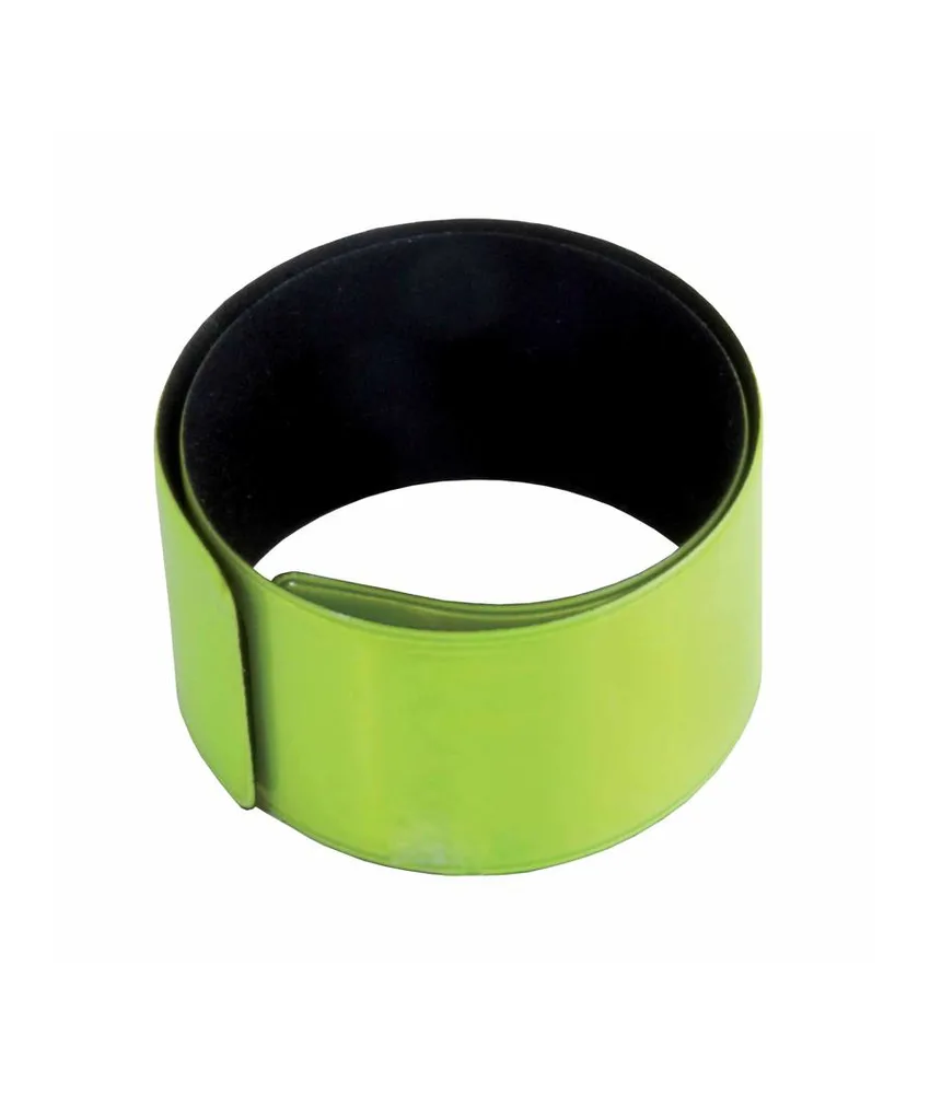 50 pezzi Bracciale di sicurezza "Clic clac" in poliestere catarifrangente e PVC