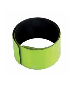 Bracciale di sicurezza "Clic clac" in poliestere catarifrangente e PVC