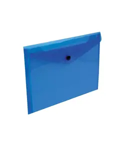 Busta portadocumenti in PP 150 con 1 tasca e chiusura a clip (A5)