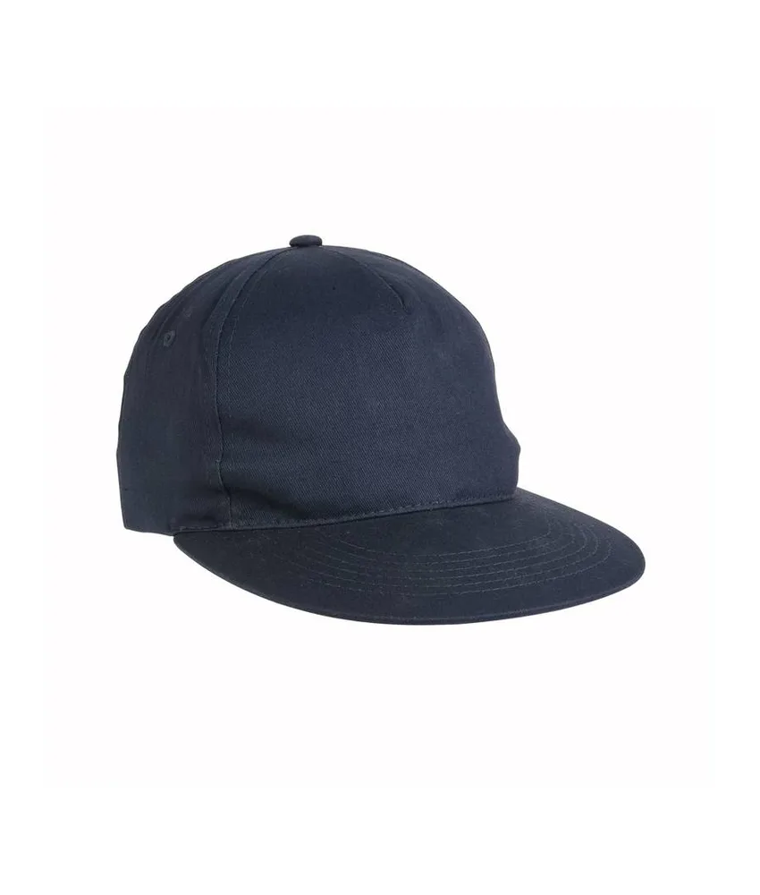 25 pezzi Cappellino in cotone pesante, 6 pannelli con visiera piatta
