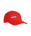 Cappellino in cotone pesante, 6 pannelli con visiera "sandwich"