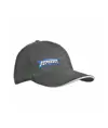 Cappellino in cotone pesante, 6 pannelli con visiera "sandwich"
