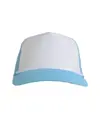 Cappellino in poliestere, 5 pannelli con calotta a rete