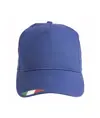 Cappellino in poliestere 5 pannelli con stampa tricolore