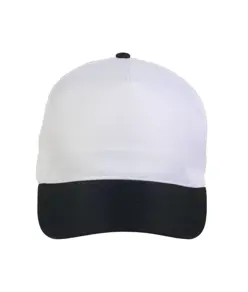 Cappellino in poliestere, 5 pannelli, regolazione a velcro