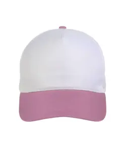 Cappellino in poliestere, 5 pannelli, regolazione a velcro