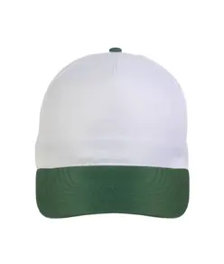 Cappellino in poliestere, 5 pannelli, regolazione a velcro