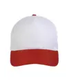 Cappellino in poliestere, 5 pannelli, regolazione a velcro