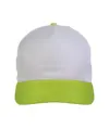 Cappellino in poliestere, 5 pannelli, regolazione a velcro