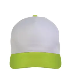 Cappellino in poliestere, 5 pannelli, regolazione a velcro