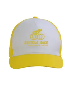 Cappellino in poliestere, 5 pannelli, regolazione a velcro