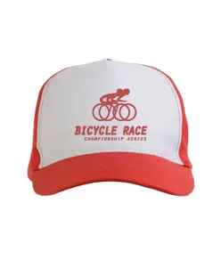 Cappellino in poliestere, 5 pannelli, regolazione a velcro